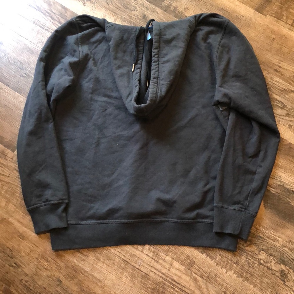Adidas faded black hooded sweatshirt - Picture 3 of 4